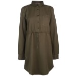 Kangol Long Sleeve Shirt Dress dámské