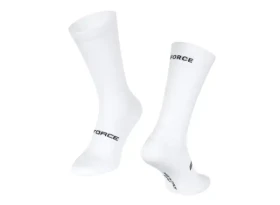Force Verdone cyklistické ponožky bílá vel. L-XL (43-47)