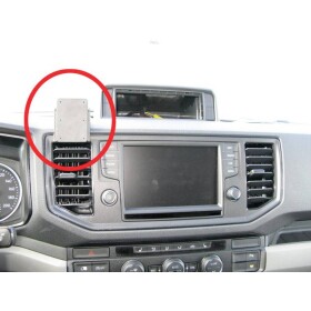 Brodit ProClip VW Crafter (Bj. 17-21) / MAN TGE (Bj. 19-21) upevnění na ventilační mřížku držák mobilního telefonu do auta