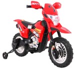 Mamido Dětská elektrická motorka Cross Force červená
