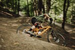 Dres FORCE MTB MOUNT krátký rukáv, army (Barva army, velikost XS)