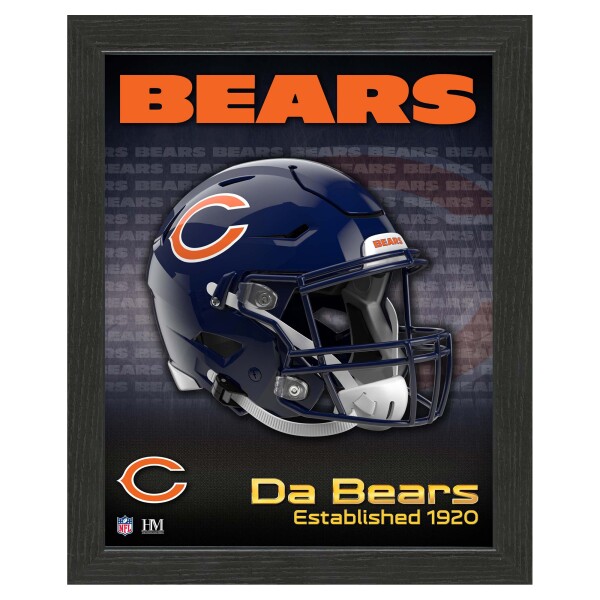Obraz Chicago Bears NFL Team Helmet