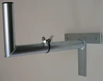 OEM Anténní držák 50 cm T / Držák antény / od zdi 50 cm / trubka 42 mm / galvanický zinek (PK50T42)
