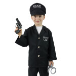 Dětský kostým - Policista s čepicí, český potisk, vel. S, e-obal
