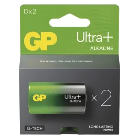 GP Ultra Plus D (LR20) / Alkalická baterie / 1,5 V / 2 ks (1013422000)
