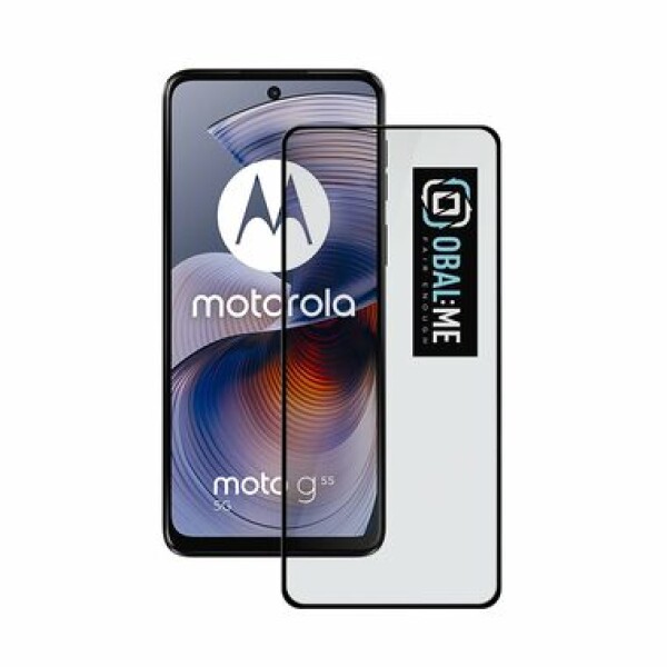 OBAL:ME 5D Tvrzené Sklo pro Motorola G55 černá (57983123363)