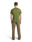 Pánské merino triko krátký rukáv ICEBREAKER Mens Merino 150 Tech Lite SS Tee IBCoordinates, Sphagnum velikost: M
