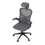 Kancelářská židle, houpací mechanismus, šedá, KA-K2021 GREY