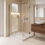 REA - Sprchová vanička Bazalt CARRARA WHITE 90x90 REA-K7002