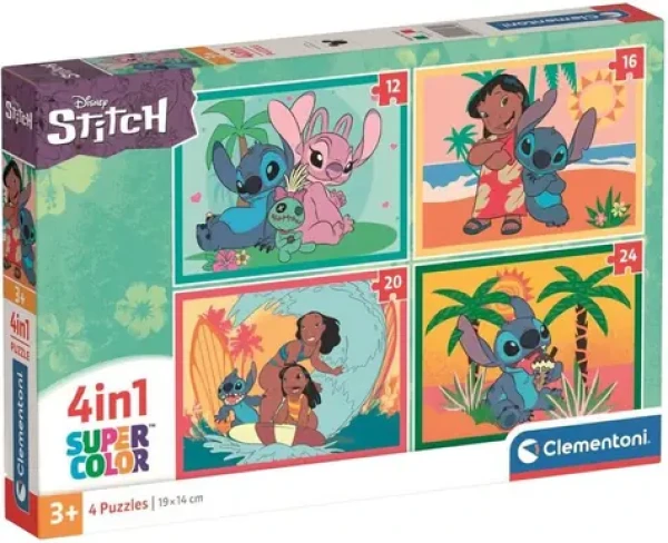 CLEMENTONI Puzzle Stitch 4v1