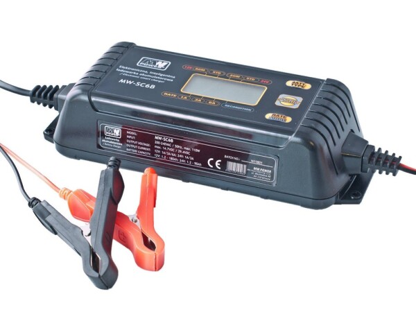 Mamido Inteligentní nabíječka gelových a olověných baterií 12V / 24V