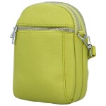 Trendy dámská koženková crossbody kabelka Kirké, zelená