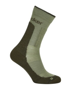 ICEBREAKER Wmns Merino Hike+ Medium Crew, Lichen/Dark Loden velikost: 38-40 (M)