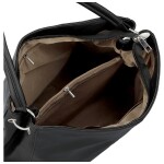 Trendy dámská koženková kabelka na rameno Nina, černá