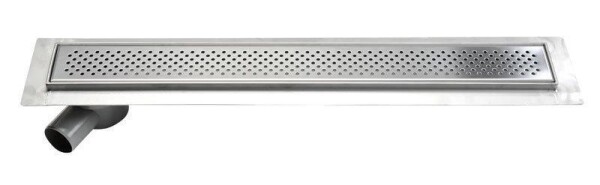 AQUALINE - KROKUS nerezový podlahový žlab s roštem, L-960, DN50 2705-10