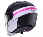 Otevřená helma Caberg Soho Zephyr matt black/white/fuchsia - XS / černá
