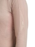 ICEBREAKER Wmns Mer 200 Realfleece Descender LS Half Z, Pink Quartz (vzorek) velikost: S