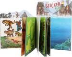 Dino world Dino world, 3501224, Sticker fun, kreativní sešit se samolepkami, dinosauři