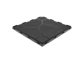 Plastová dlažba – FATRASTEP Stoneris - 30×30×2,5 cm černá (balení 9 ks = 0,81 m²)