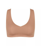 Dámská podprsenka ZERO Feel 2.0 Bralette - BROWN - hnědá 00CM - SLOGGI BROWN L