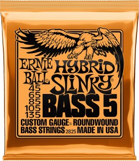 Ernie Ball 2825 Hybrid Slinky Nickel Wound 5-String Bass