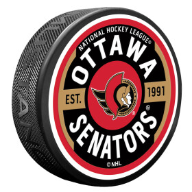 Mustang Puk Ottawa Senators NHL Gear Textured Puck