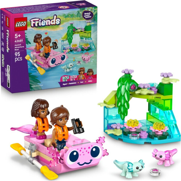 LEGO® Friends 42681 Dobrodružný člun s axolotly - LEGO® Friends