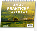 NOTIQUE Stolní kalendář Praktický kalendář s citáty 2027, 16,5 x 13 cm