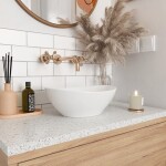 REA Umyvadlo na desku Sofia mini 34x27 bílá REA-U0623
