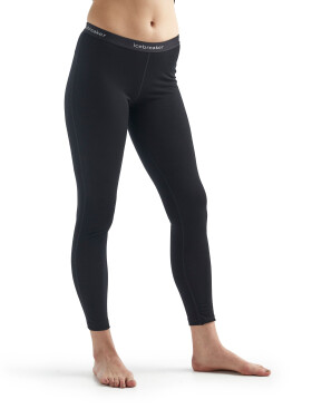 Dámské merino spodky ICEBREAKER Wmns 200 Oasis Leggings, Black velikost: S