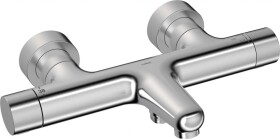 HANSA - Prisma Termostatická vanová baterie, broušená ocel 5810230180