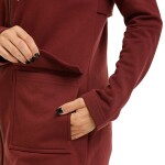 Bushman Dámská prodloužená mikina Rorie, burgundy XXXL