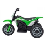 Mamido Dětská elektrická motorka Cross Honda CRF 450R zelená