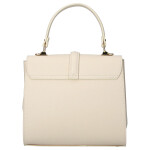 Elegantní dámská kožená kabelka do ruky Alina, béžová