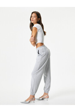 Koton Jogger Sweatpants Waist and Cuff Elastic Ribbed