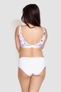 Dámské kalhotky Mitex Mama Panty Flowers námořnictvo/odd.tmavě modrá M