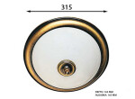 SAPHO - GLOSTER stropní svítidlo, ø 315, 2xE14, 40W, IP21, bronz AU514