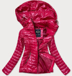 Červená lesklá dámská bunda model 16150000 červená S (36) - ATURE