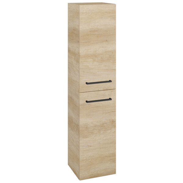 Dřevojas - Vysoká skříň s košem na prádlo DOS SVD2K 35 - D15 Nebraska / Úchytka T06 / D15 Nebraska / Pravé 210618HP