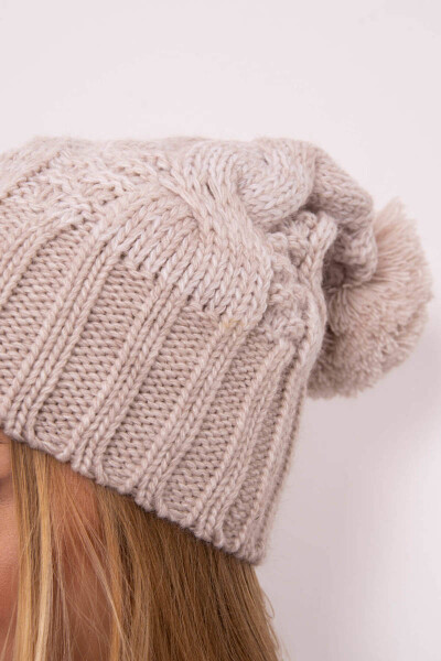 Fleecová čepice Paris K213 light beige UNI
