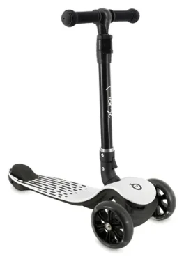 MOMI Koloběžka SAN šedá / Tříkolová balanční / LED kolečka / skládací rám / od 3 let (HULA0015)