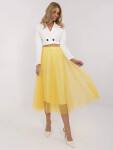 Dámská sukně DHJ SD 19568.13X žlutá - FPrice one size