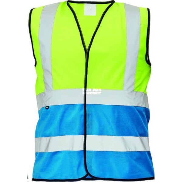 Reflexní vesta LYNX DUO žlutá-královská modrá S žlutá-královská modrá