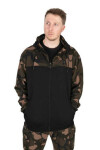 FOX Mikina LW BLack/Camo Split Zip Hoody 3XL (CFX296)