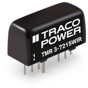 TracoPower TMR 3-7221WIR DC/DC měnič napětí do DPS 110 V/DC 300 mA 3 W Počet výstupů: 2 x Obsah 10 ks