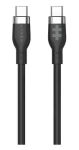 Hyper Nabíjecí kabel Silicone 60W USB-C (M) - USB-C (M) 1,5 m černá / Datový kabel / USB-C / 60 W (HJ4011BKGL)