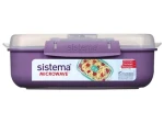 Sistema Microwave Rectangle Krabička na ohřev jídla 1.25 l fialová (8592001423541)