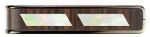 Thalia Gibson Split Parallelogram Black Chrome