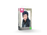 Černá paruka Elvis s patkou a kotletami Smiffys 42116