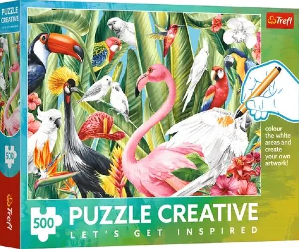TREFL Puzzle Creative Rajští ptáci
